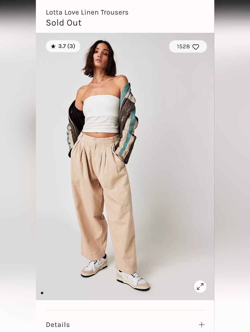 NWT 12 Free Prople $128 USD Lotta Love Trouser Pants